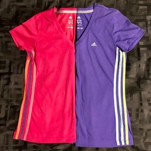 Two adidas t-shirts